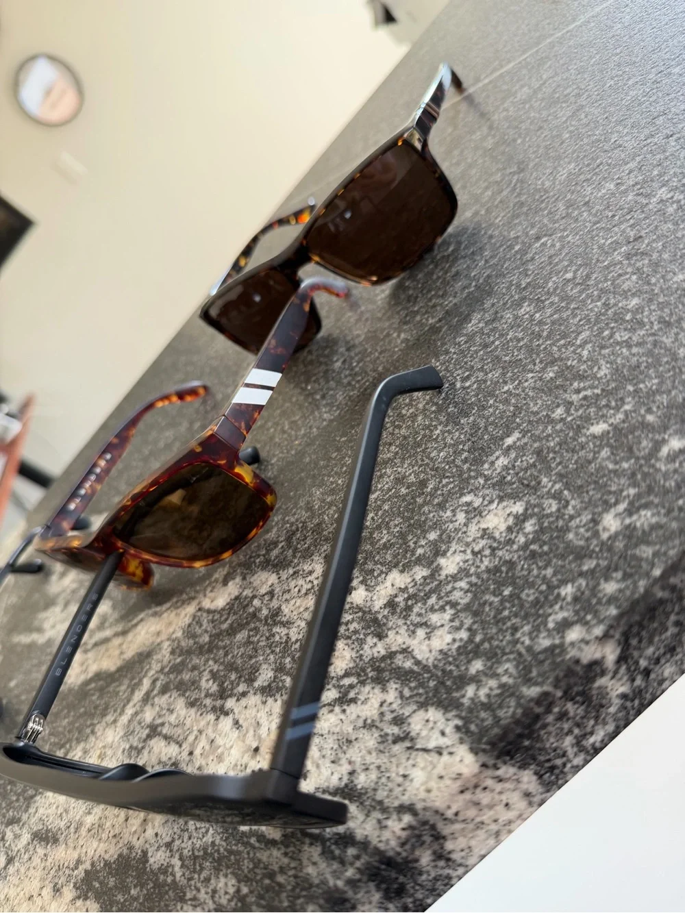Men's Black and Tortoise Sunglasses Pack - Classic Polarized Styles